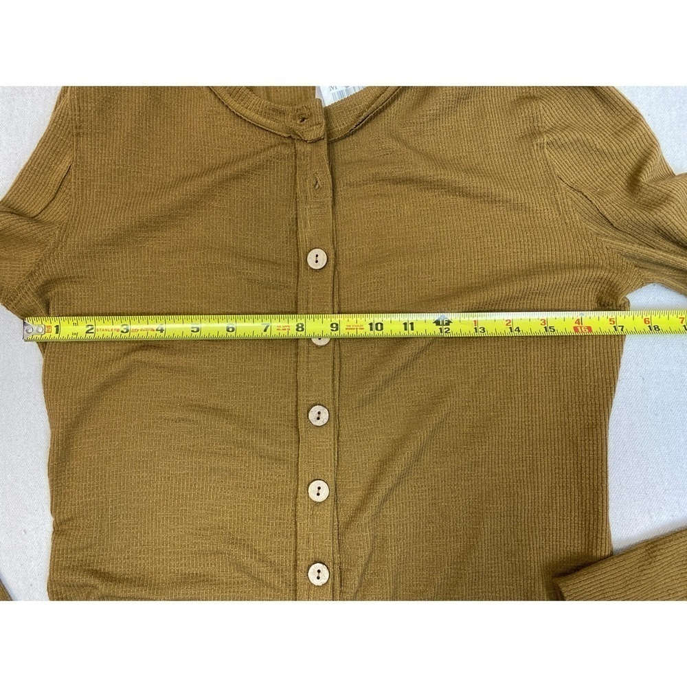 Free People We the Free Gia Cardigan NWT M tobacco - Picture 10 of 11